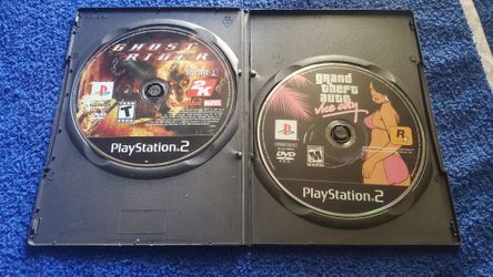 GTA VICE CITY & GHOST RIDER PS2 GAME DISC ONLY COMBO