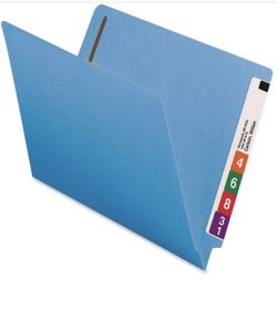 Smead, SMD25050, WaterShed CutLess End Tab Fastener Folders, 50 / Box