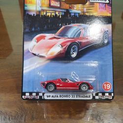 Hot Wheels Alfa Romeo 33 Stradale Red