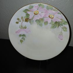Pink Flower Plate