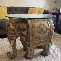 VINTAGE ELEPHANT COFFEE TABLE
