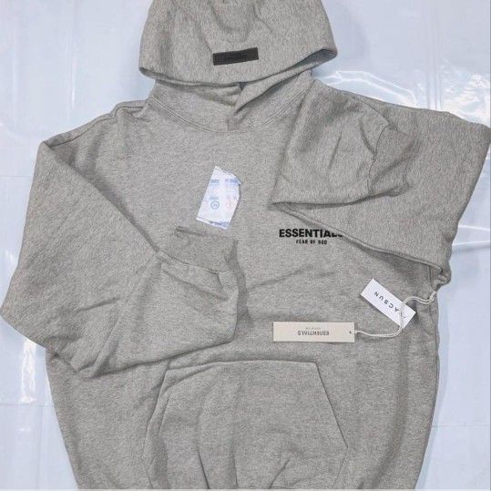Grey Essentials Hoddie