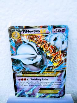 MEGA MEWTWO EX POKEMON CARD 2015 HOLOGRAPHIC