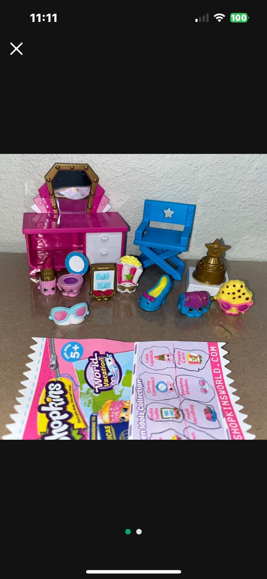 Shopkins Screen Idols collection