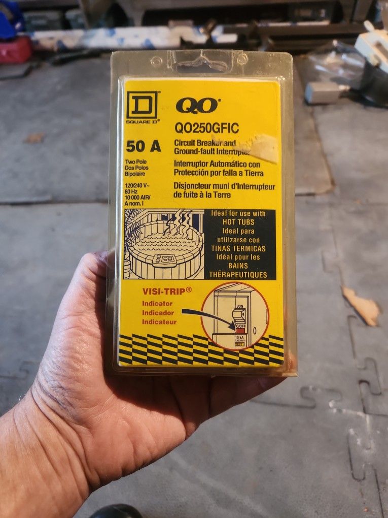 Square D 50 Amp GFCI Circuit Breaker