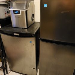Compact Stainless Steel  Fridge 