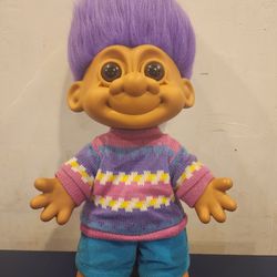 
Vintage Russ Troll Doll Giant Large 17" 