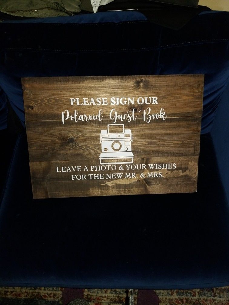 Polaroid Guest Book Sign