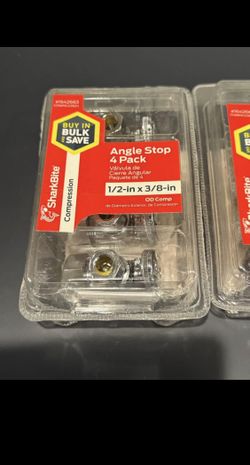 Angle Stop Valve 1/2 in × 3/8 in