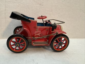 Vintage Lever Action Tin Toy Classic Car