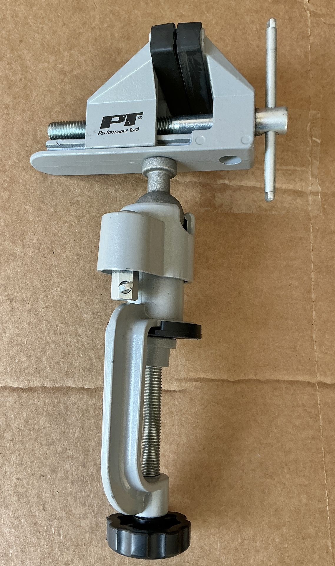 Bench Vise Swivel 3" Tabletop Clamp Vice Tilts Rotates 360° Universal Hobby