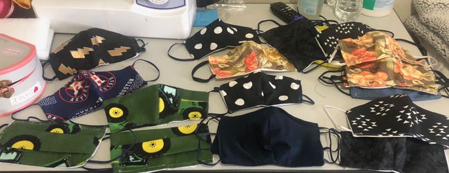 face mask / Mom’s sewing / most fabrics