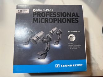 Sennheiser e604 3 pack complete