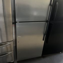 Ge Apartment Size Stainless Steel 18 Cf Refrigerator