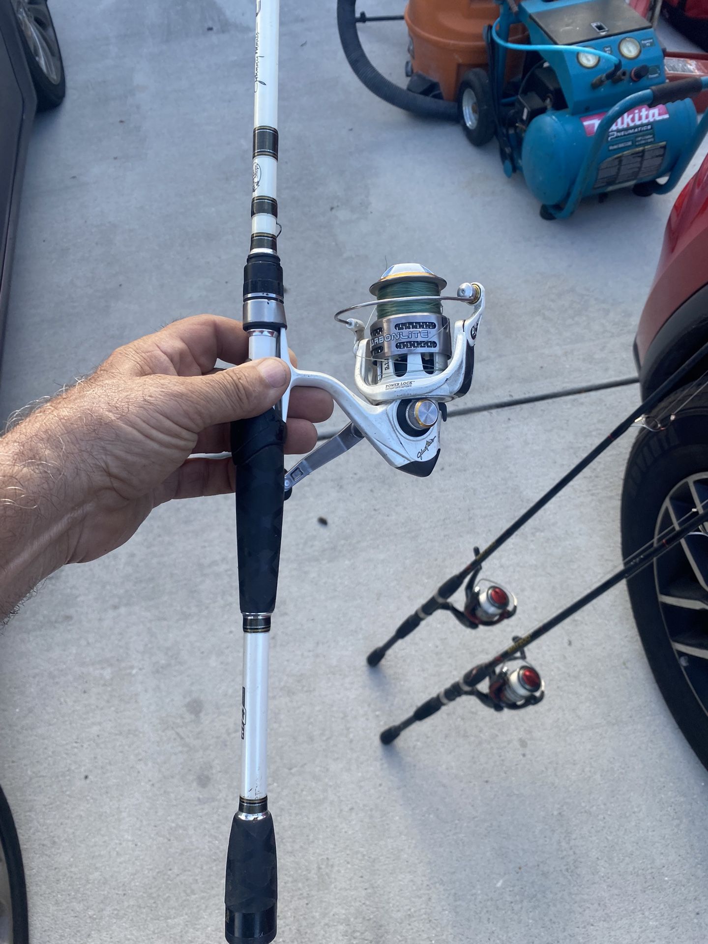 Fishing poles and equipment