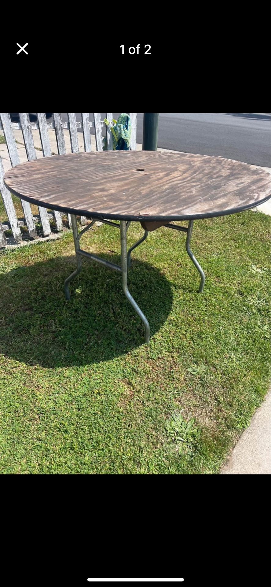 60” Round Party Tables (3)