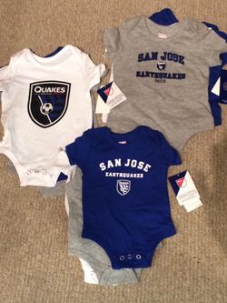 MLS San Jose Earthquakes Onesies