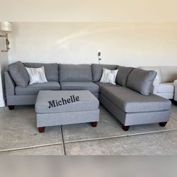 3 pc sectional sofa with ottoman
