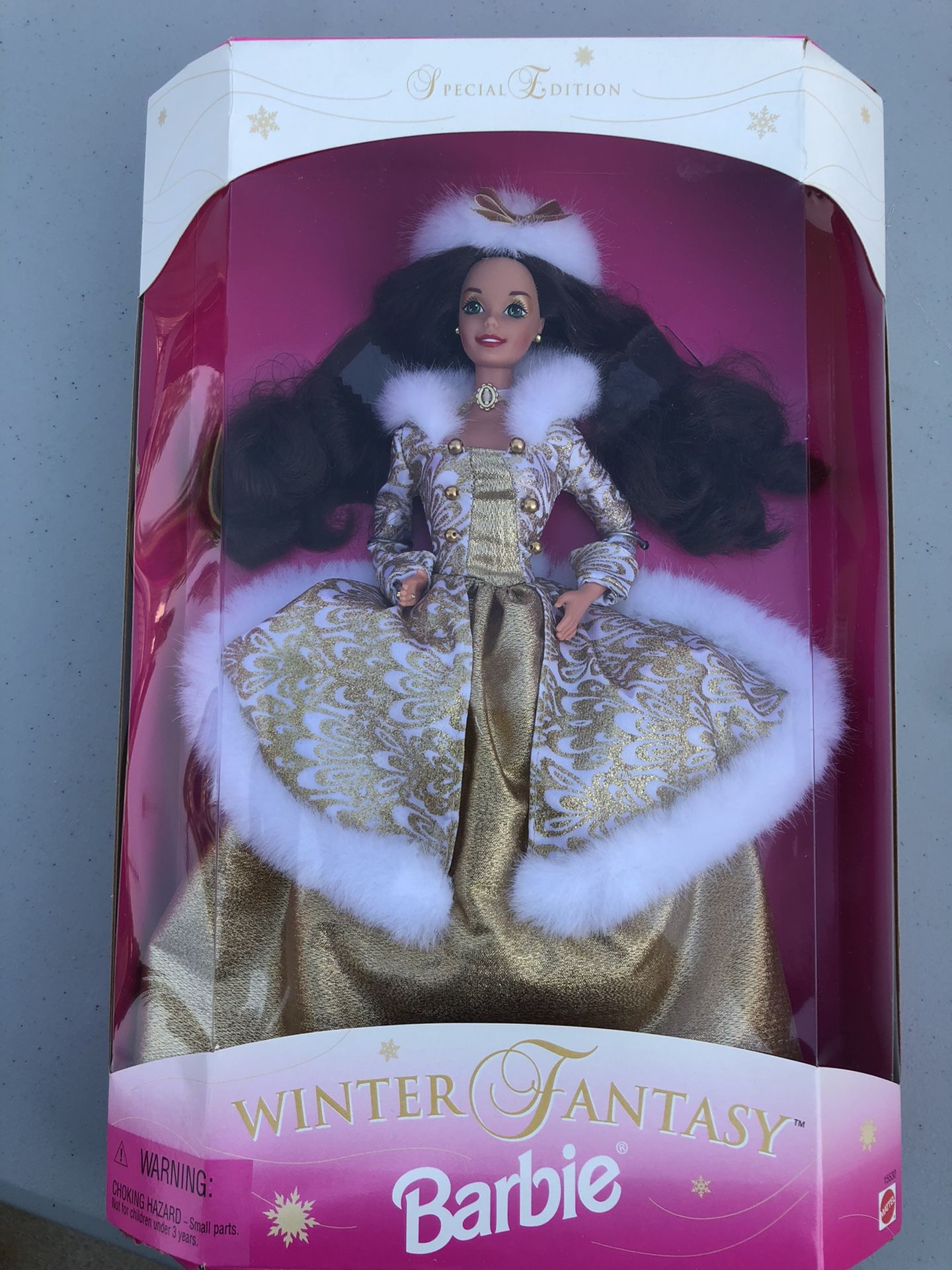 Barbie Winter Fantasy Brunette from 1995 special edition