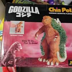 2024 GODZILLA Chia Pet Handmade Decorative Planter 