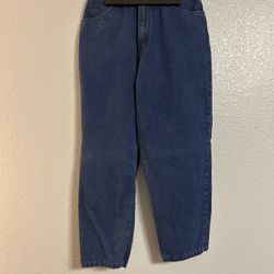 Women’s Gitano dark Blue High Rise Tapered denim Jean pants size 8