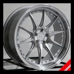 Brand New 18" Aodhan DS07 5x114.3 Silver Wheels