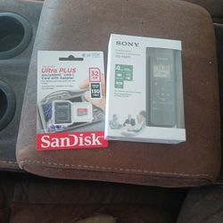 Sony Digital Voice Recoreder And 32 G Card/adaptor