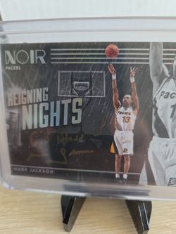 Pacers Mark Jackson  Certified  Autograph  Card