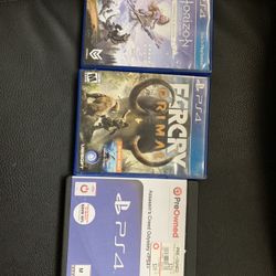 Three Ps4 Games