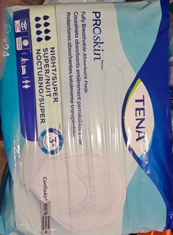Tena overnight pads