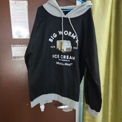 Black Hoodie Jacket Big Worm Ice Cream Truck From The Movie Friday 