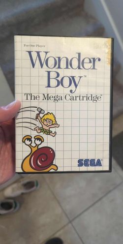 Wonder Boy for Sega Master System PAL/US