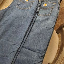 2 Carhartt Relaxed Lined Jean's  (W38XL32)