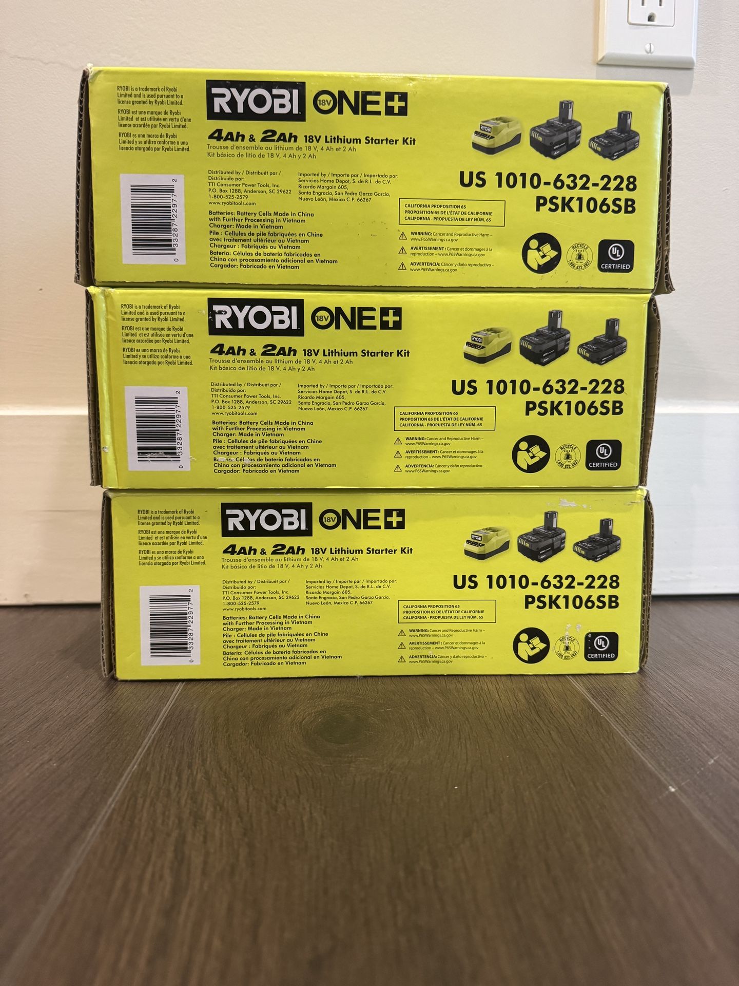 RYOBI Lithium Starter Kit 2.0 Ah, 4.0 Ah Battery & Charger