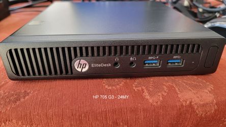 HP EliteDesk 705 G3 Desktop Mini Computer 