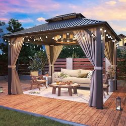 AirWire 10'x12' Hardtop Aluminum Gazebo