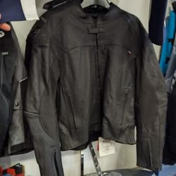 Motorcycle leather jacket size 48 brand new