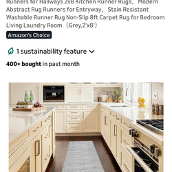 2 grey runner rugs free