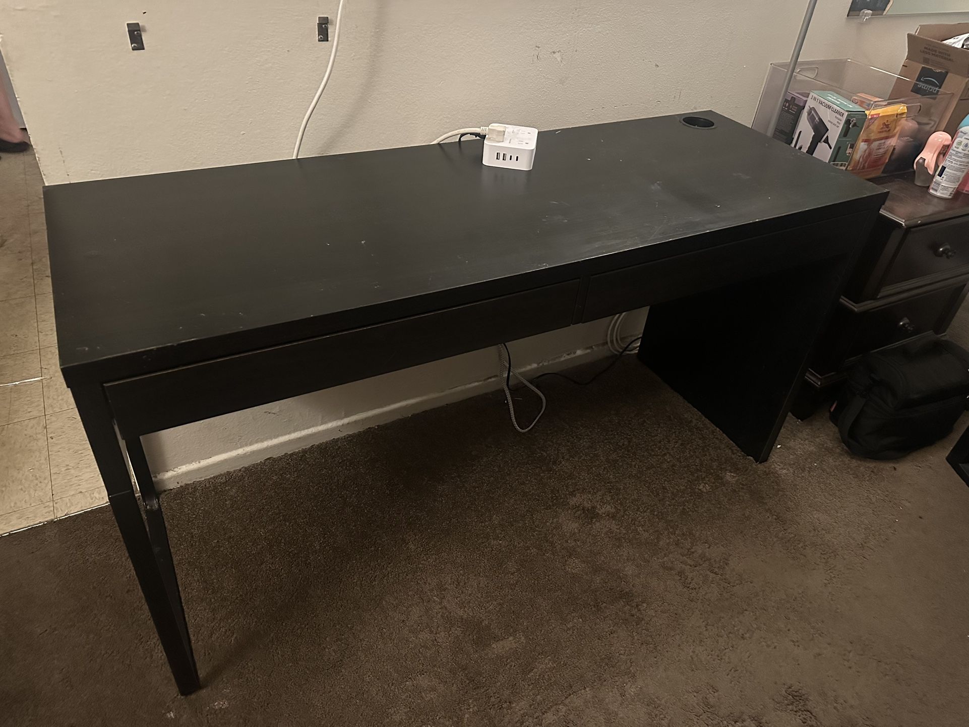 Black Desk From IKEA