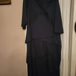 Womens Plus Size Evening Dress Sequin Roaring 20s Gatsby  Sz 20