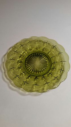 Vintage Green Plate