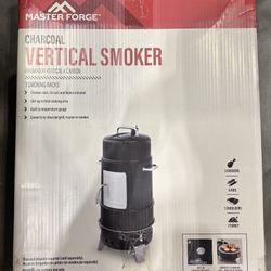 Master Forge Vertical Charcoal Smoker Brand New