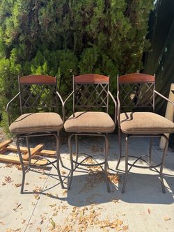 Iron barstools