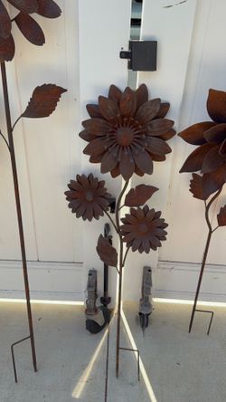 Rustic Garden Flower Stake vintage Farmhouse