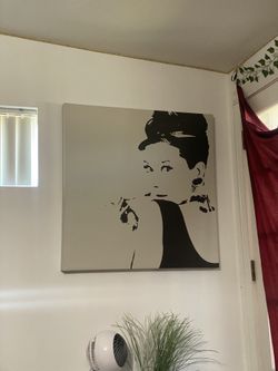 Audrey Hepburn Painting