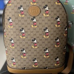 Mickey Mouse Gucci Back Pack No Dust Bag Or Box 