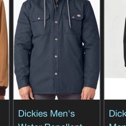 Dickies Hooded Duck Canvas Shirt Jacket New