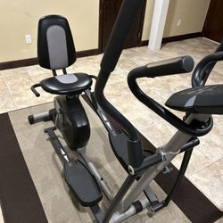 Proform hybrid elliptical and exercise bike