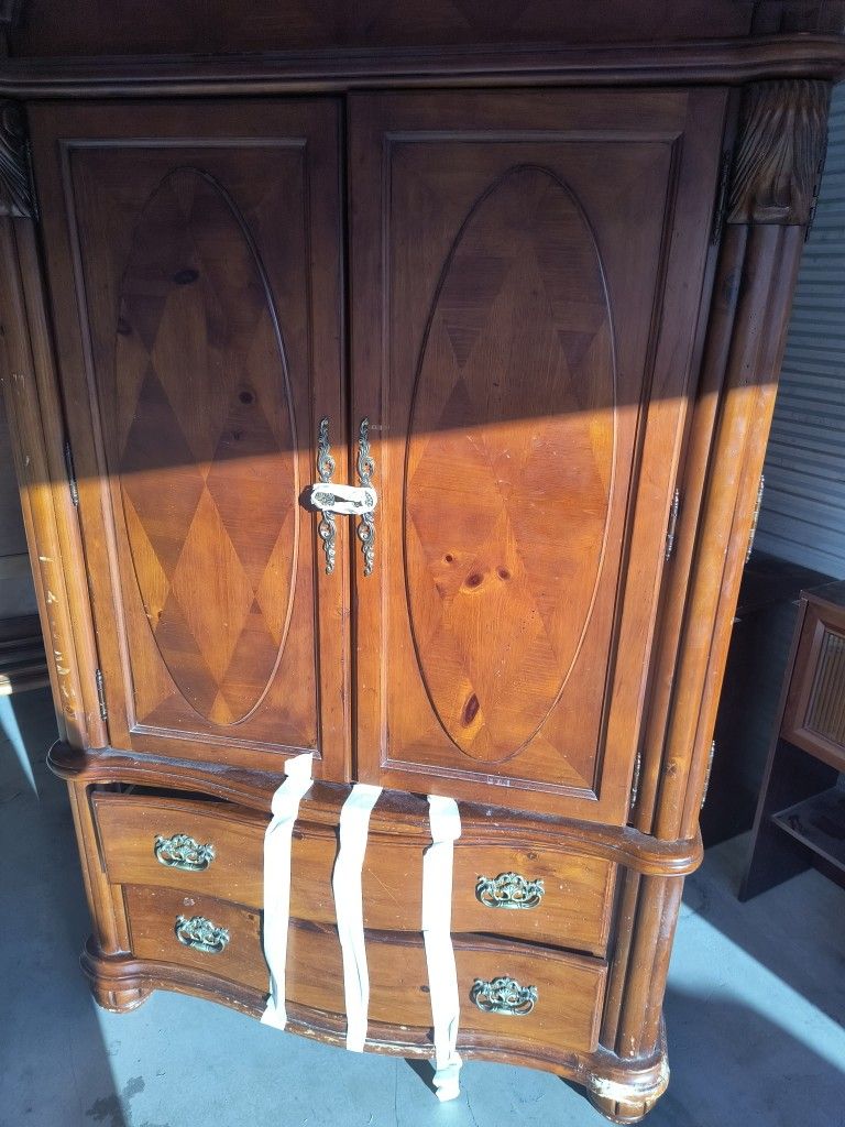 Armoire Dresser Reclining Couch For Sale
