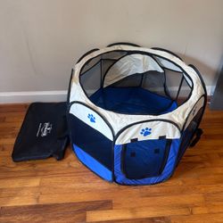 PETMAKER Portable Pet Playpen Dog Puppy Exercise Pen w/ Carrying Case